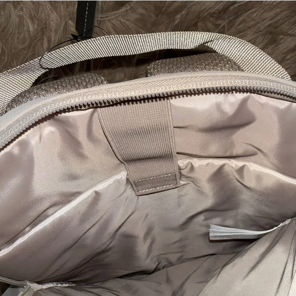 New Fabletics The Sleek Backpack Brutalist Khaki O/S
